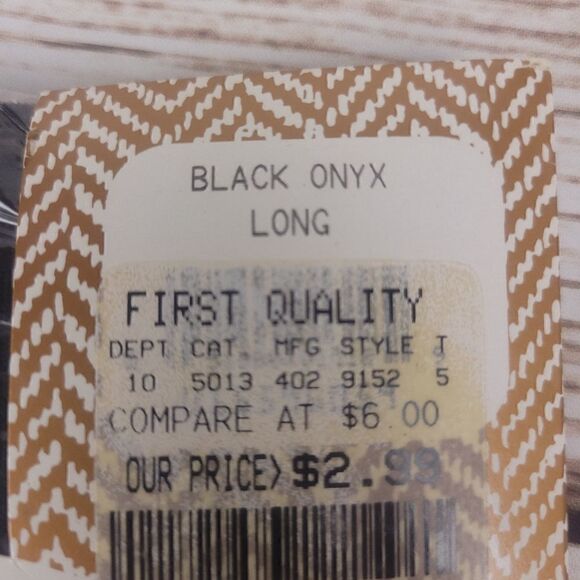 Vintage Evan Picone Black Shimmer of Pearl Panty Hose Size Long. - Picture 6 of 8